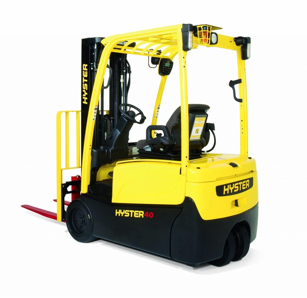 Hyster J40XN 4 Wheel Electric Forklift - Zero Turning Radius (ZTR) axle