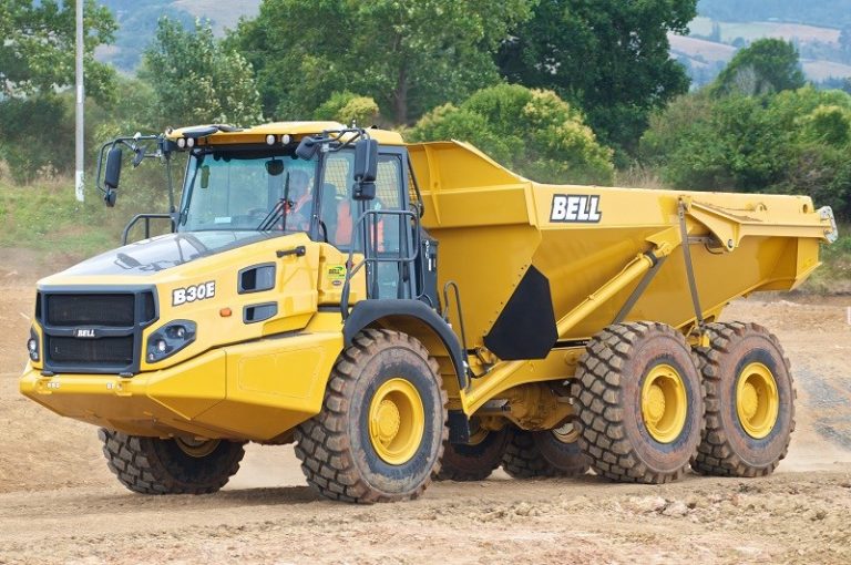 BELL EQUIPMENT Articulated Dump Trucks B30E - Right side profile