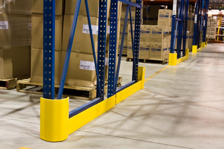 Rack Protection End of Aisle Guards